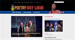 Desktop Screenshot of poetryoutloud.org